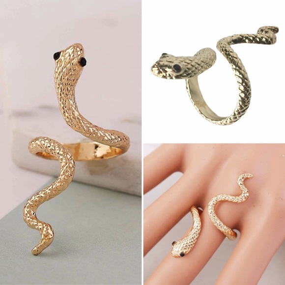 Jewelry - New Vivid 3D Snake Open Adjustable Ring